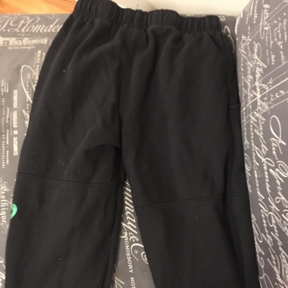 Adidas boys 10/12 size green and black sweatpants - Picture 5 of 5